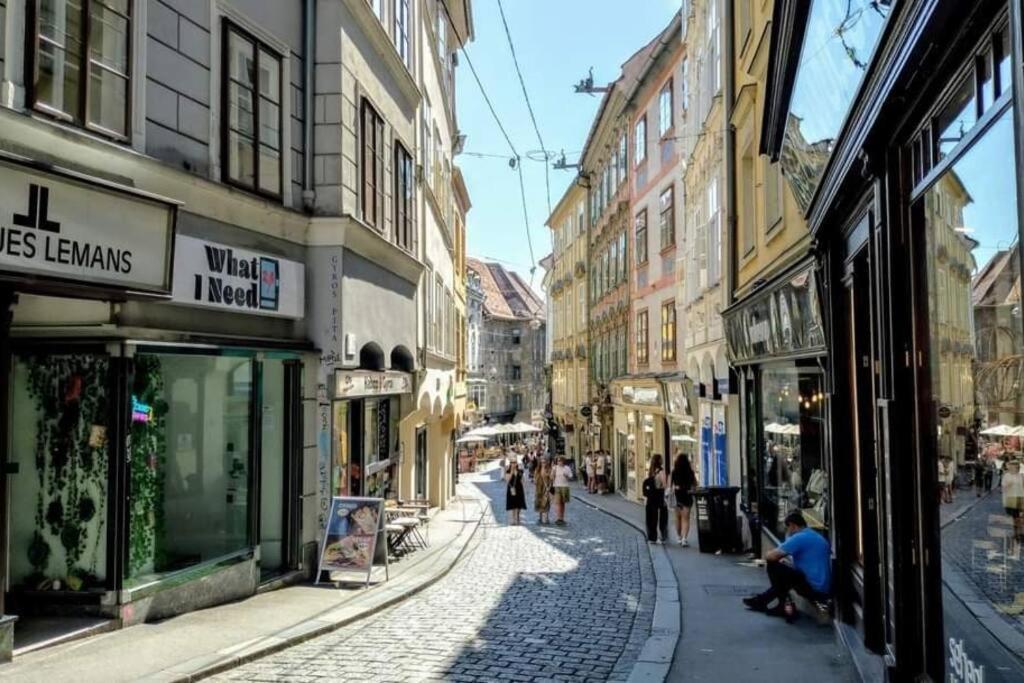 Annenstrasse Graz Central Apartment'6Beds'Freeparking Exterior foto
